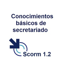 Scorm 1.2.  Licencia.  Conocimientos básicos de secretariado
