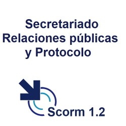 Scorm 1.2.  Licencia.  Secretariado. Relaciones públicas y Protocolo