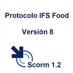 Scorm 1.2.  Licencia. Protocolo IFS Food Versión 8