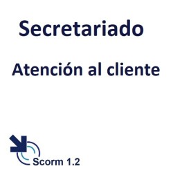 Scorm 1.2.  Licencia.  Secretariado. Atención al cliente