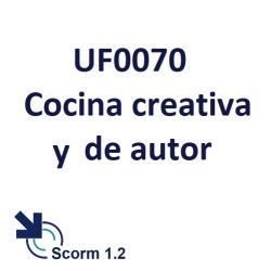 Scorm 1.2.  Licencia.  UF0070 Cocina creativa y de autor