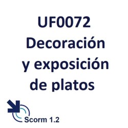 Scorm 1.2.  Licencia.  UF0072 Decoración y exposición de...