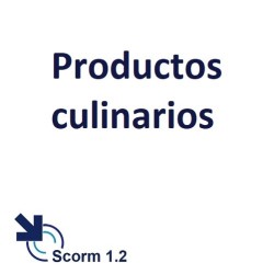 Scorm 1.2.  Licencia.  Productos culinarios
