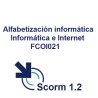 Scorm 1.2.  Licencia. Alfabetización informática. Informática e Internet  FCOI021