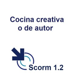 Scorm 1.2.  Licencia.  Cocina creativa o de autor