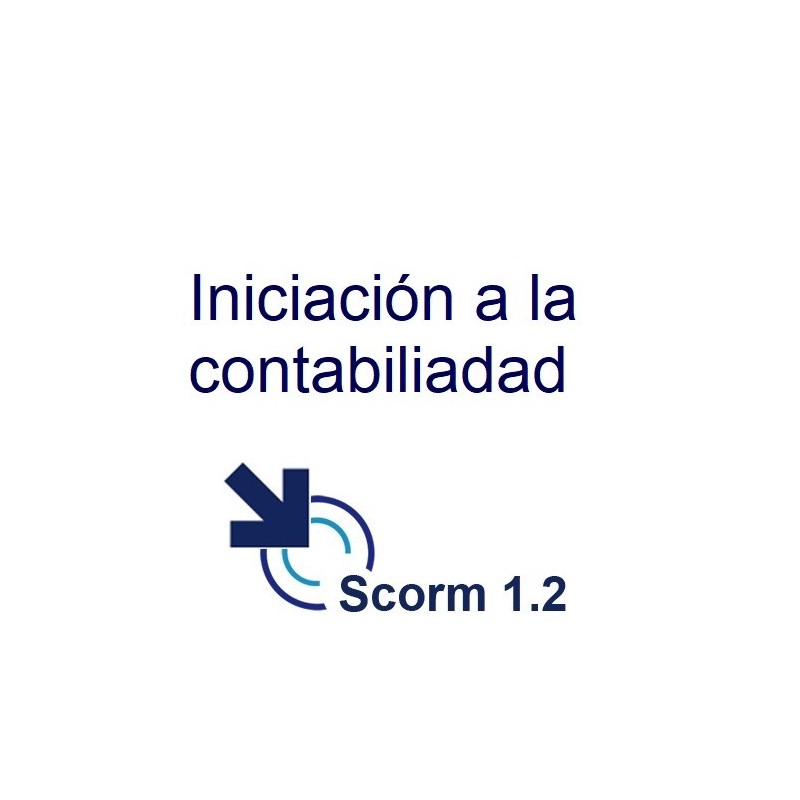 Scorm 1.2.  Licencia. Iniciación a la contabilidad